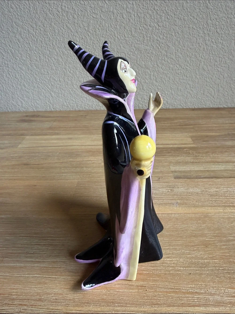 Vintage Disney Japan Maleficent Sleeping Beauty Villain Ceramic Figurine